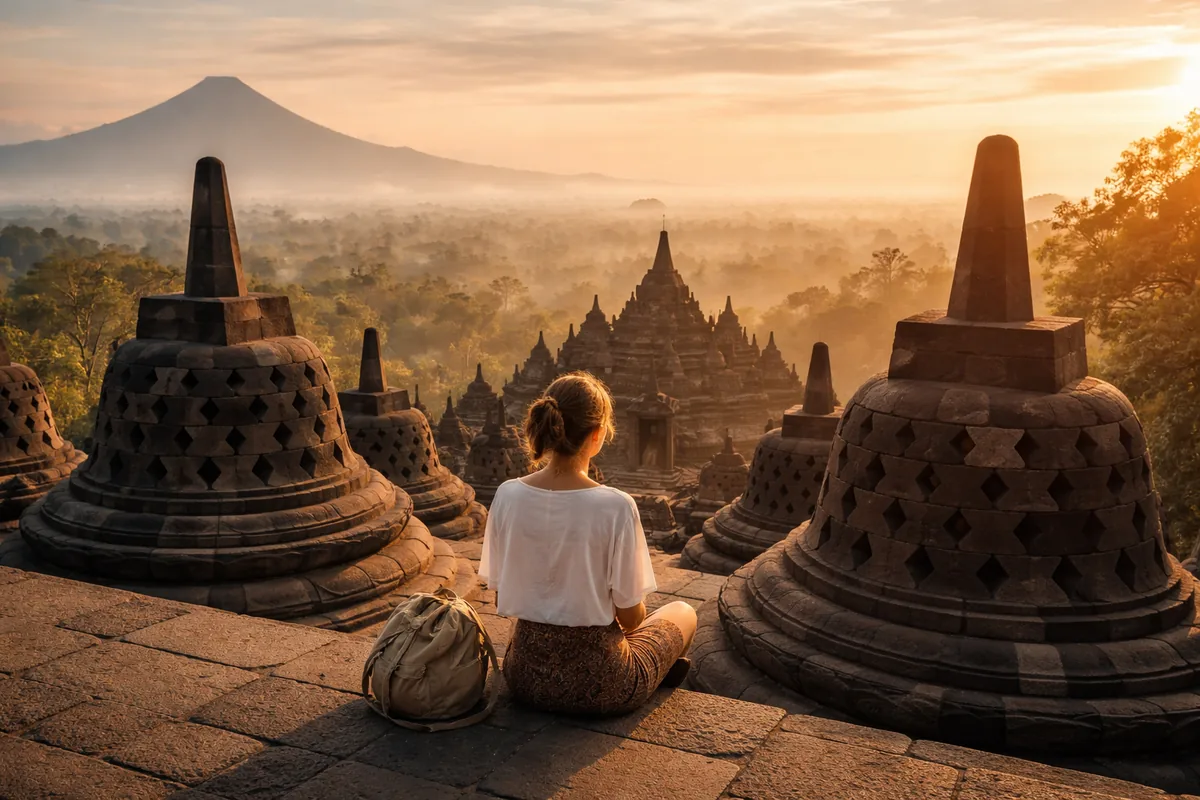 Comment le temple de Borobudur influence la spiritualité en voyage en Asie