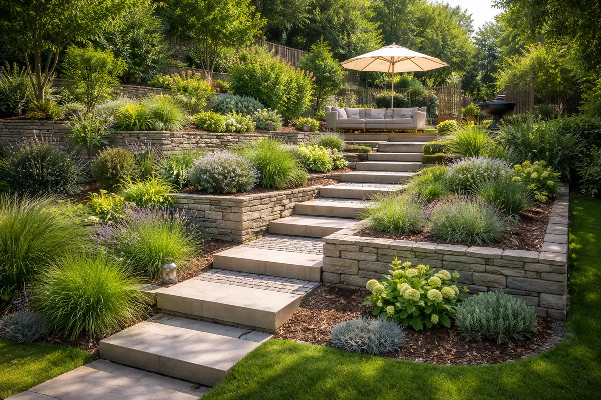 Comment rénover un jardin en pente de manière efficace