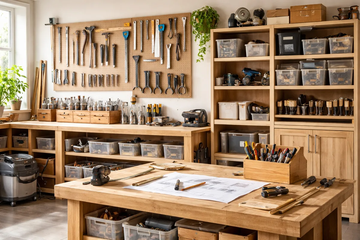 Comment bien organiser le rangement d'un atelier de bricolage